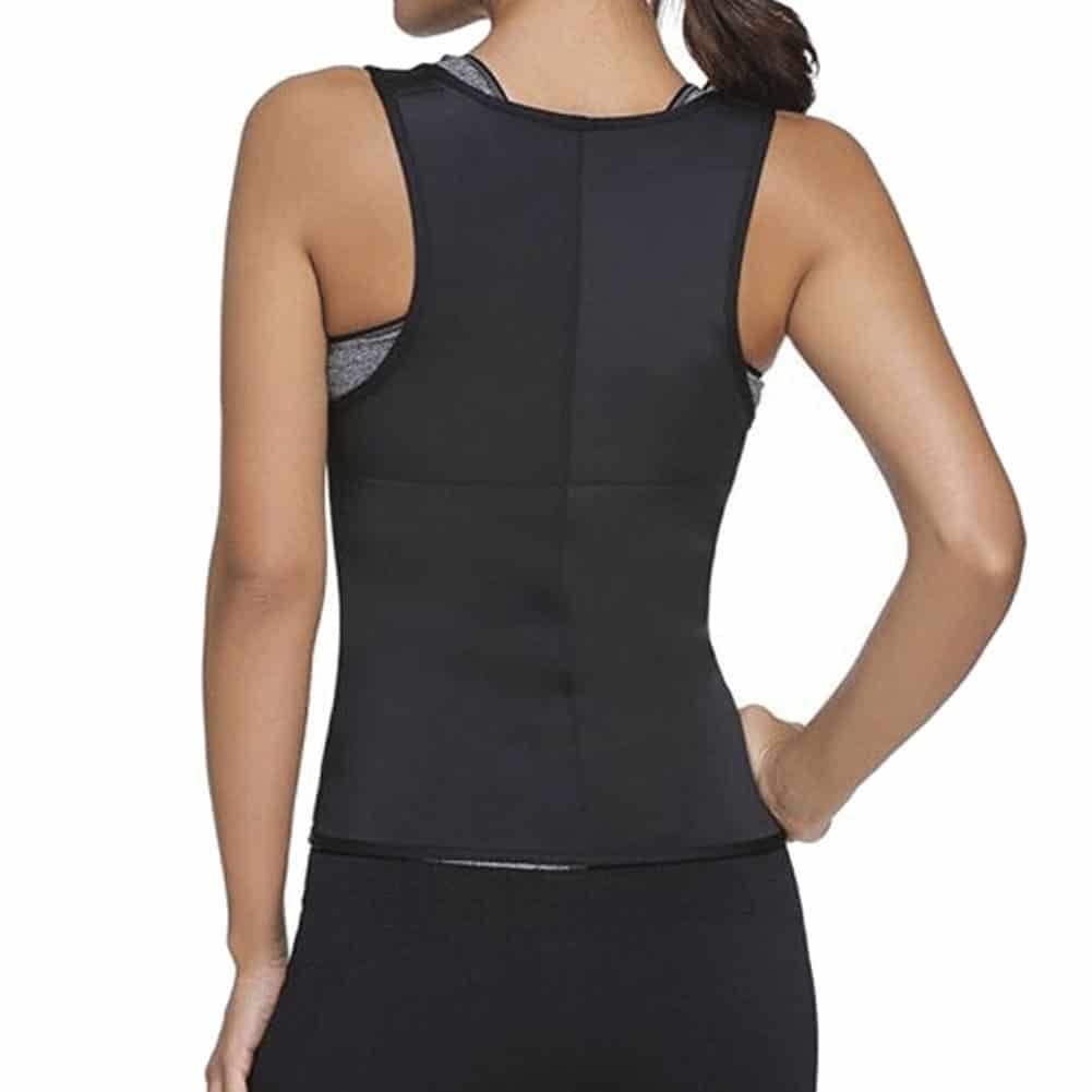 Neoprene Sauna Slimming Waist Trainer Vest Back