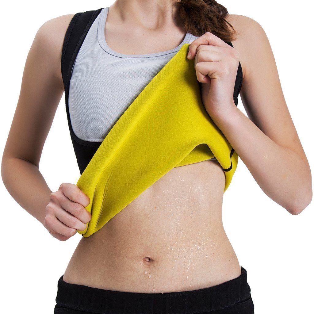 Neoprene Sauna Slimming Waist Trainer Vest Front